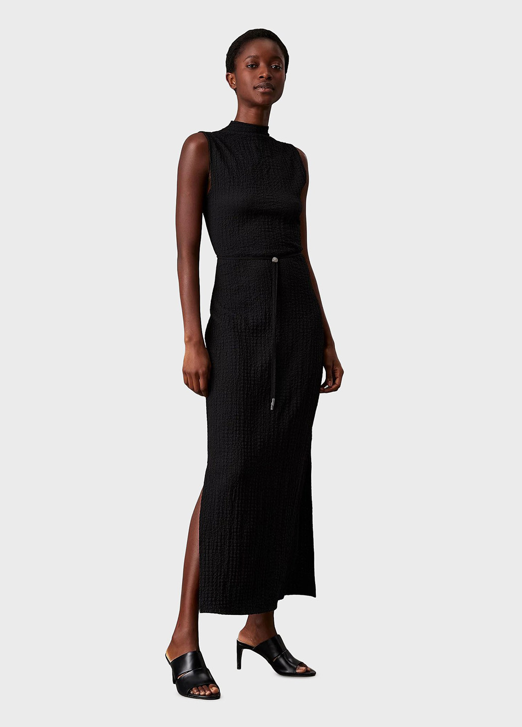 Чорна кежуал сукня Calvin Klein однотонна