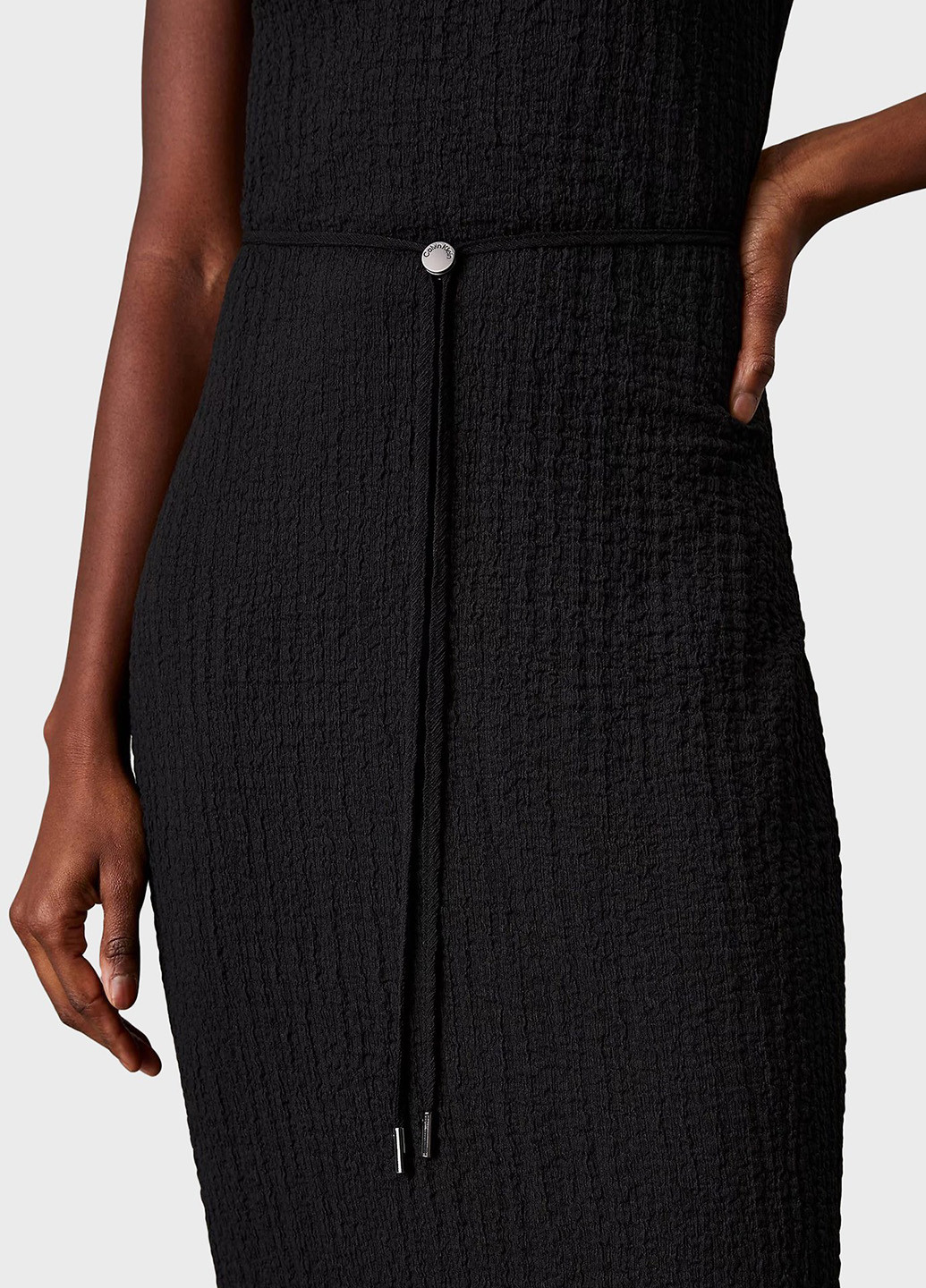 Чорна кежуал сукня Calvin Klein однотонна