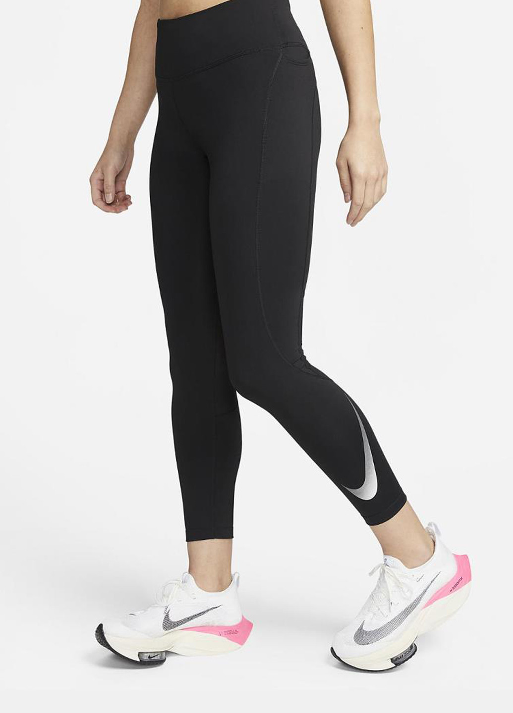 Черные демисезонные леггинсы dx0948-010 Nike