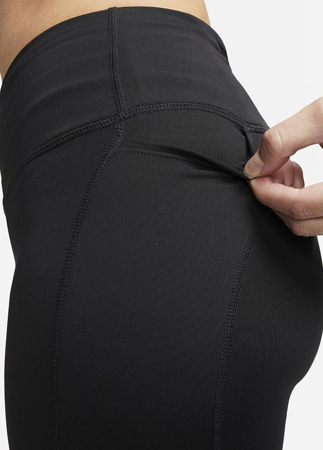 Черные демисезонные леггинсы dx0948-010 Nike