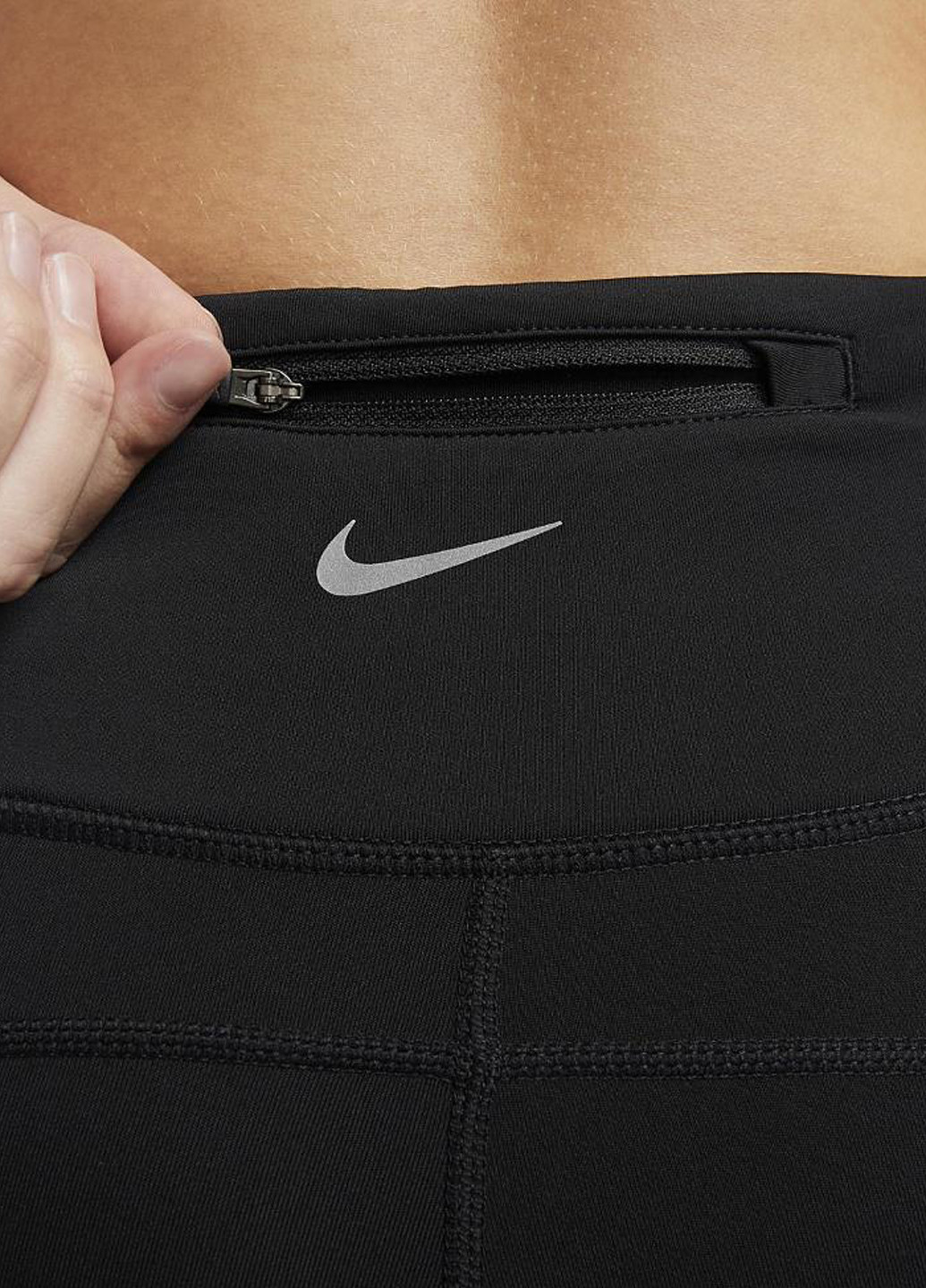 Черные демисезонные леггинсы dx0948-010 Nike