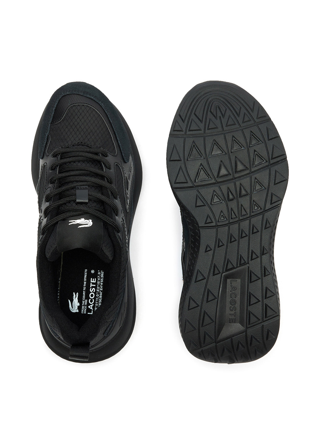 Кросівки Lacoste чорні демісезони (298073721)
