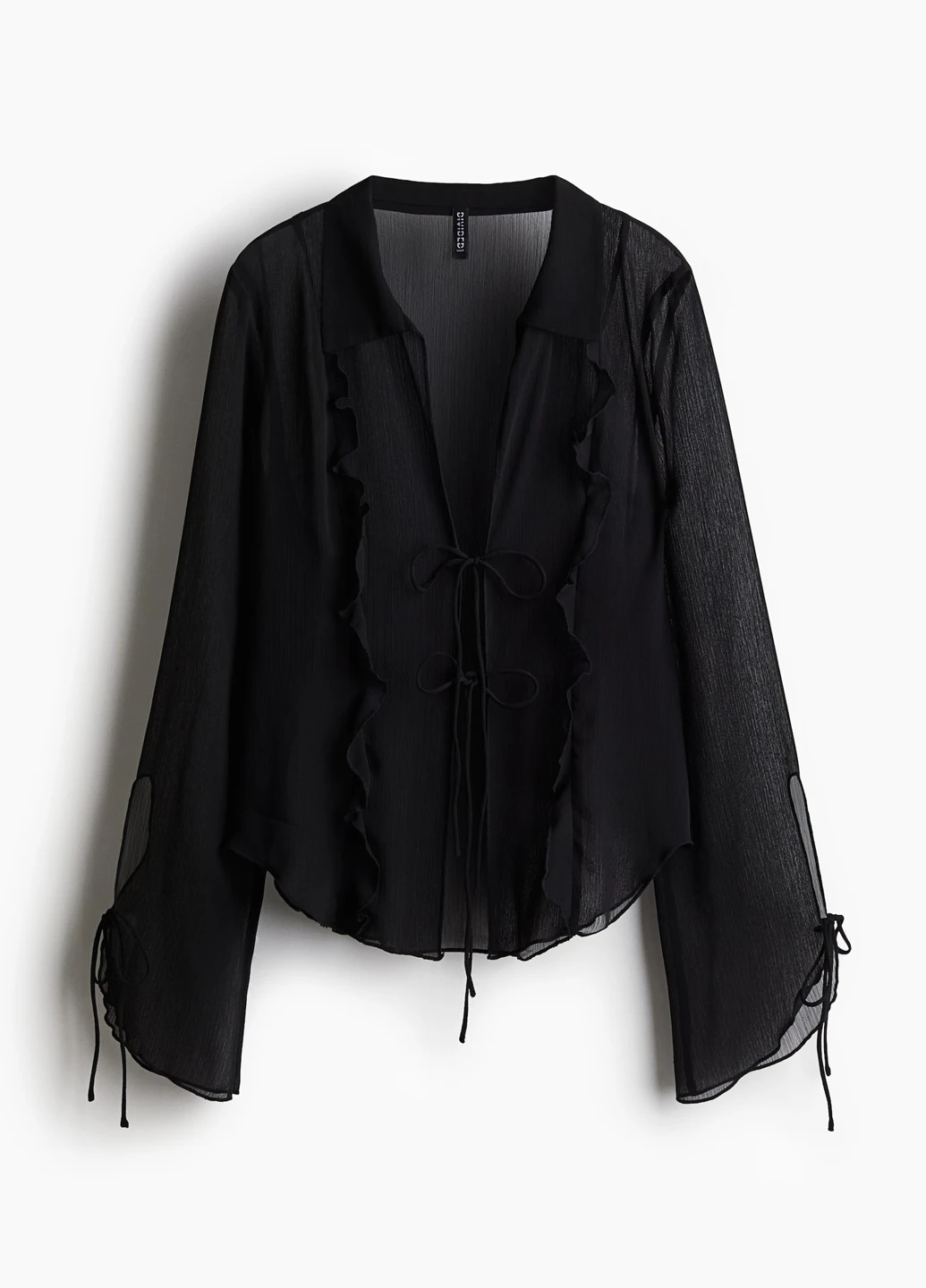 Чёрная блуза H&M