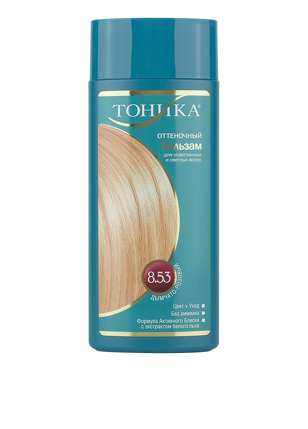 Бальзам відтінку для повністю сивого волосся 8.53 (Димчасто-рожевий), 150 мл Тоника (75100307)