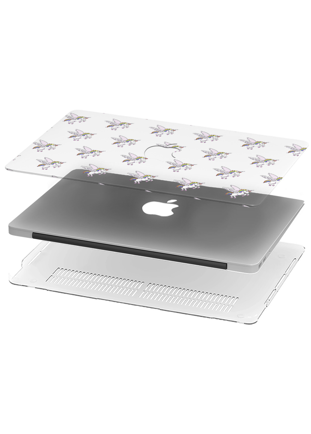 Чехол пластиковый для Apple MacBook Air 11 A1465 / A1370 Единорог (Unicorn) (6349-1846) MobiPrint (218525009)