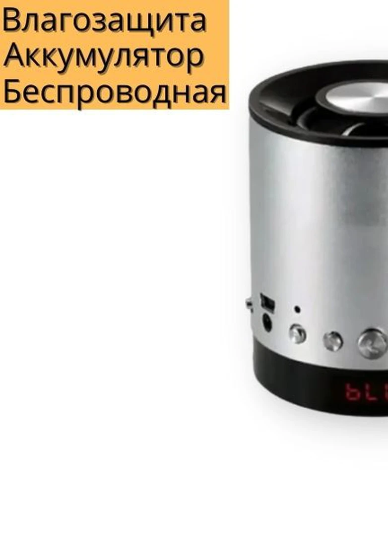 Портативна колонка WS-663 акумуляторна з вологозахистом USB, SD, Bluetooth, FM XPRO (253474881)