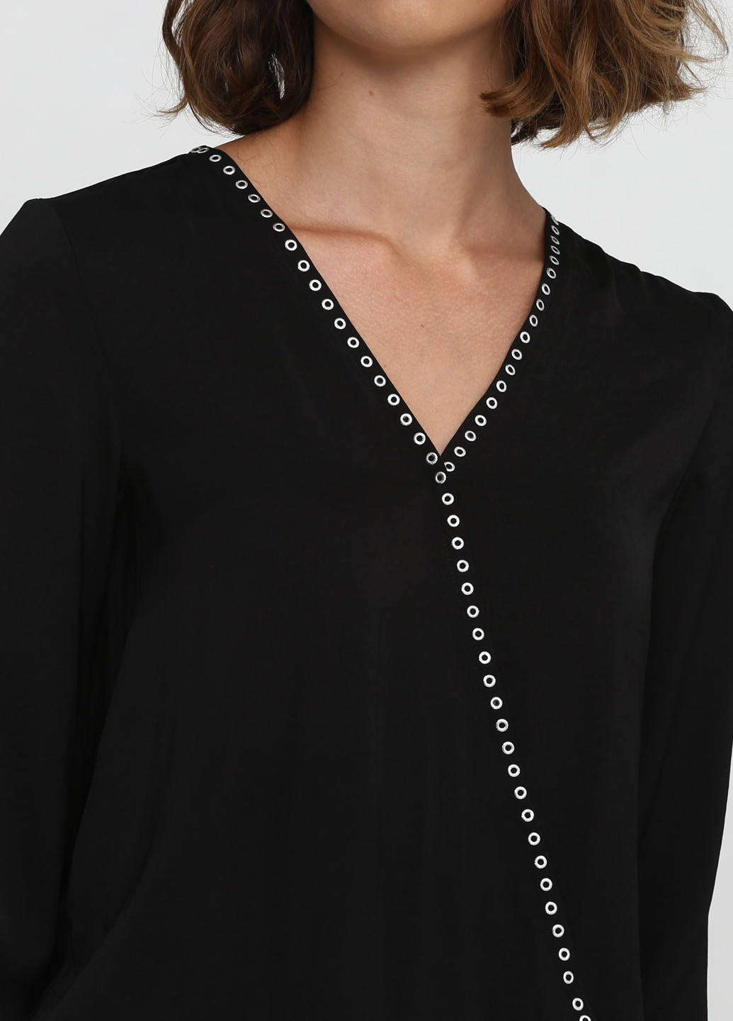 Черное кэжуал платье Perises однотонное