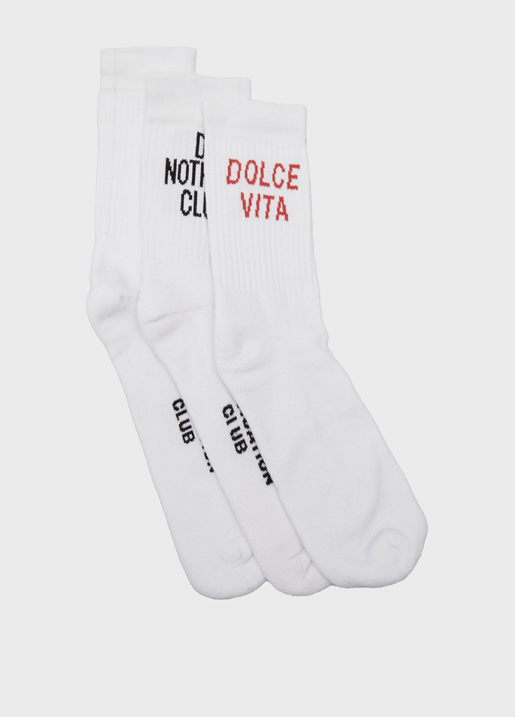 Белые носки (3 пары) On Vacation логотипы (302807789)