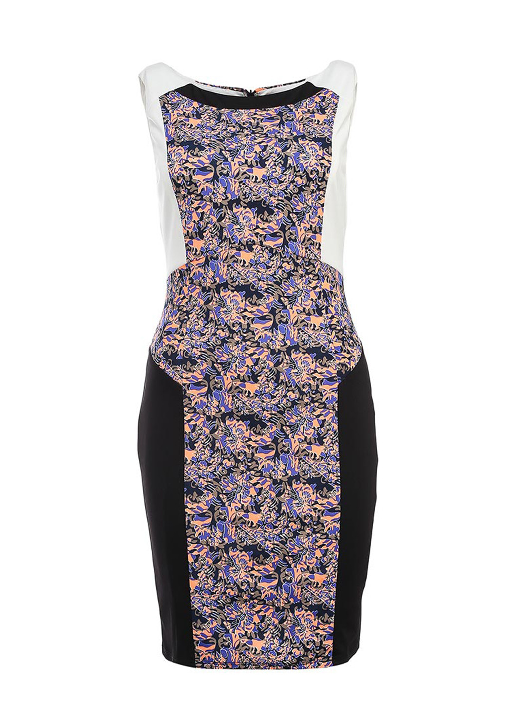 Комбинированное кэжуал платье Niki Biki с цветочным принтом