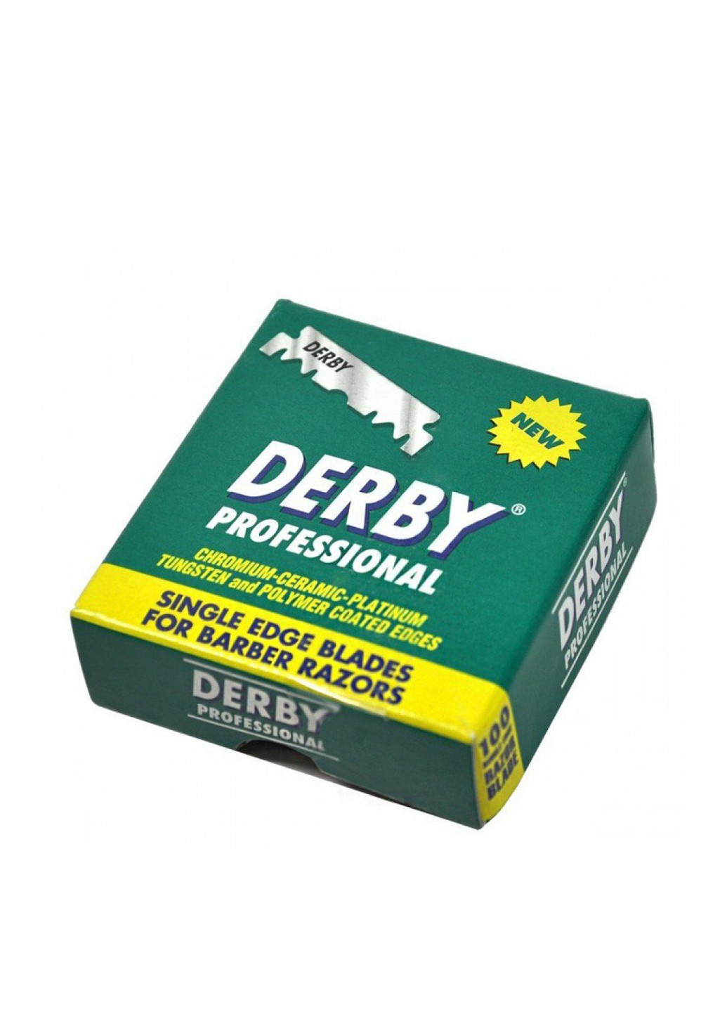 Леза для бритв Green Professional (100 шт.) Derby (162948076)
