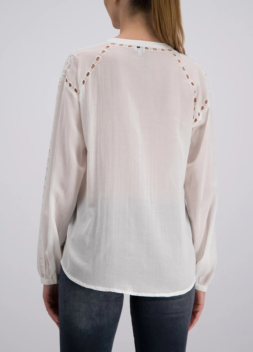 Біла блуза Pepe Jeans