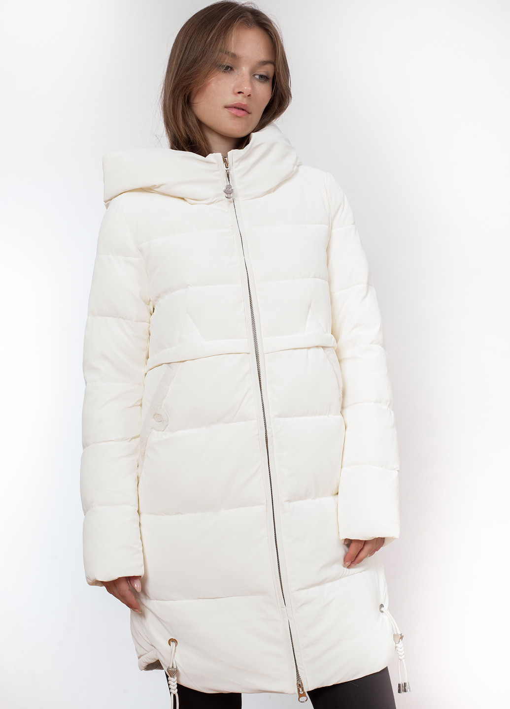 Молочна зимня куртка куртка-пальто ZLLY