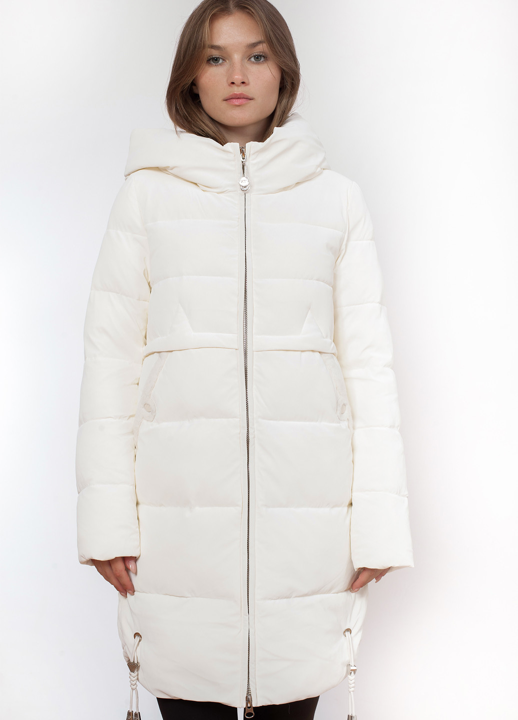 Молочна зимня куртка куртка-пальто ZLLY