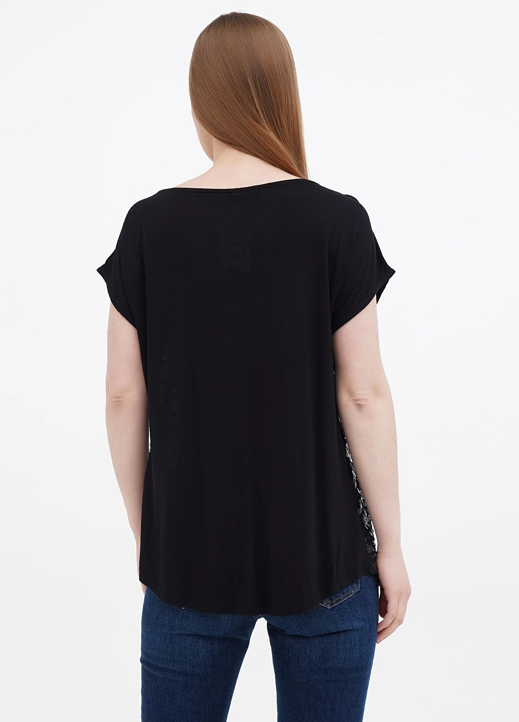 Чорна блуза Fiorella Rubino