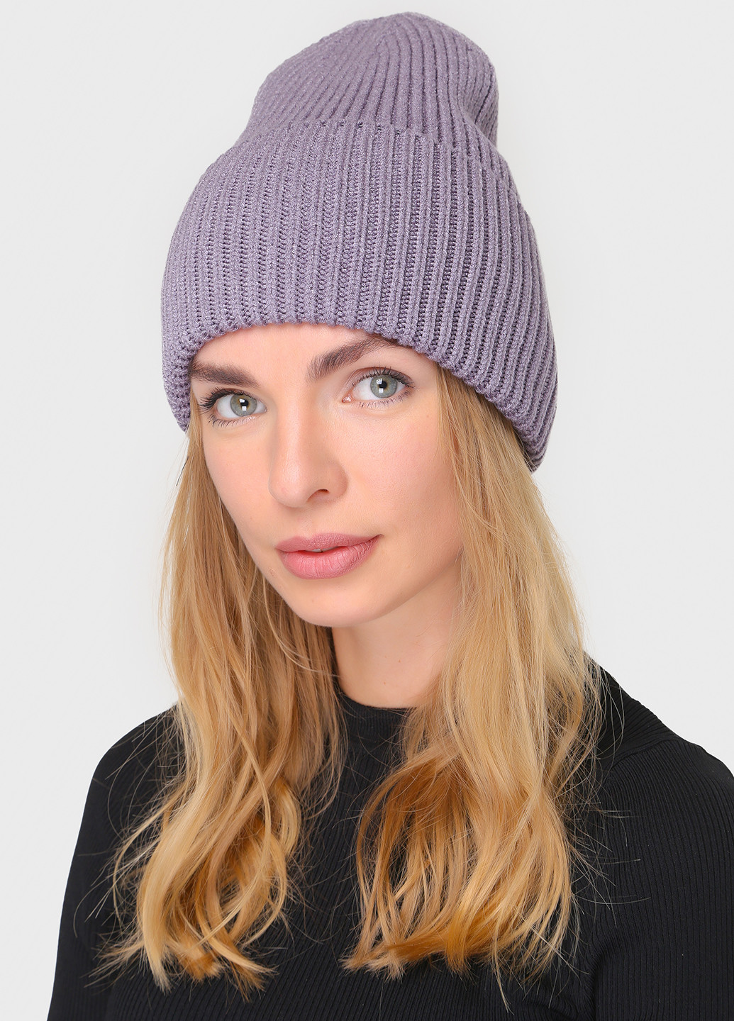 Теплая зимняя кашемировая женская шапка без подкладки 360027 Merlini ария (244712879)