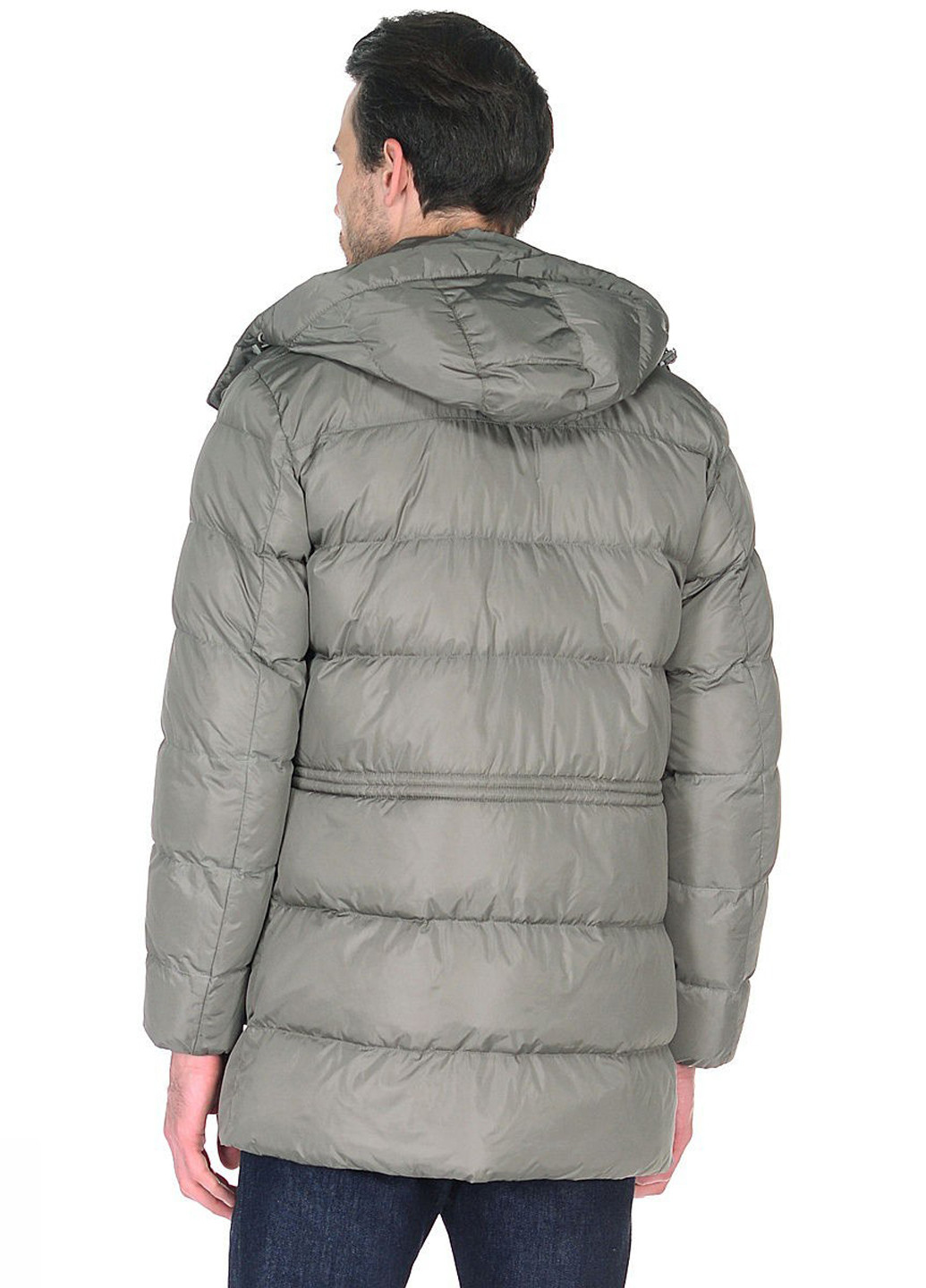 Грифельно-серая зимняя куртка Geox