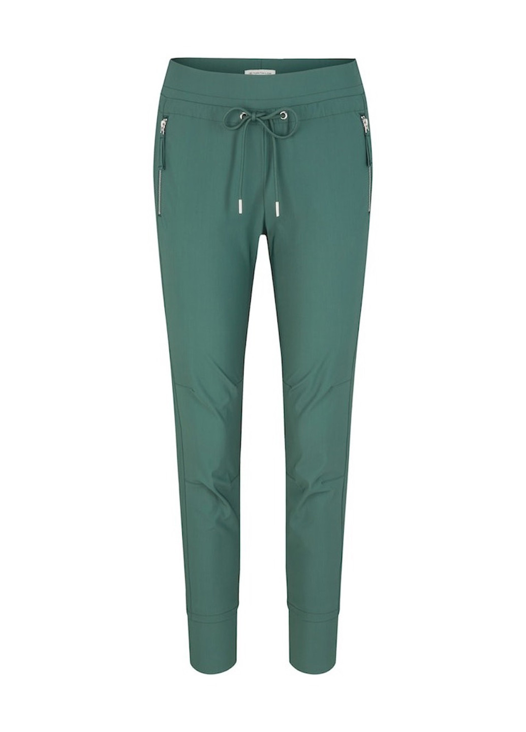 Темно-зеленые кэжуал демисезонные джоггеры брюки Tom Tailor