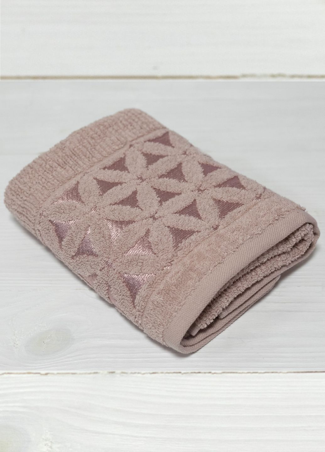 Sikel полотенце для лица 50х90 см розовый однотонный розовый производство - Турция