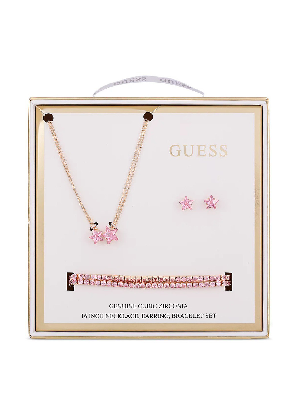 Комплект прикрас (кольє, сережки, 2 браслети) Guess (321869818)