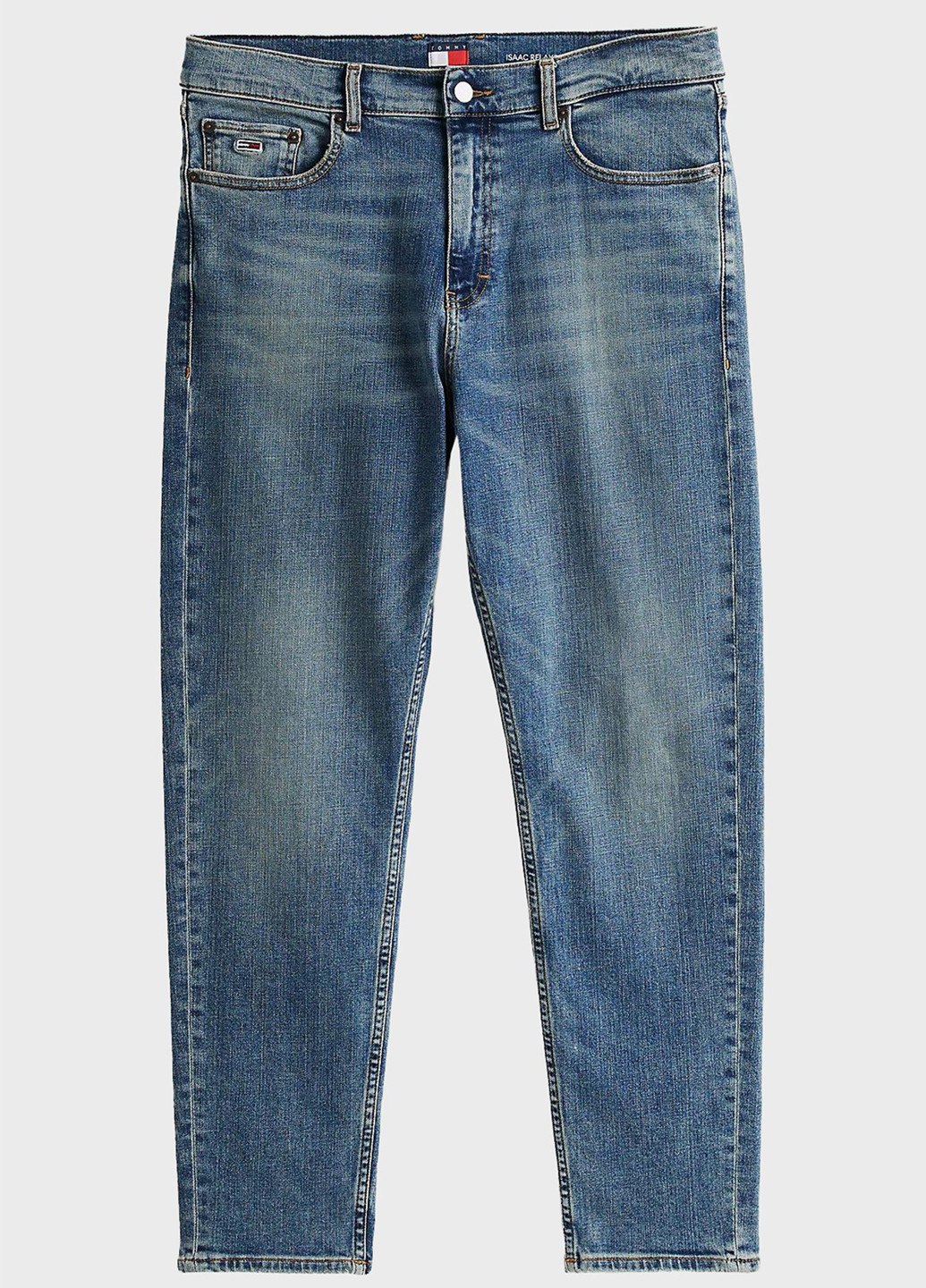 Синие демисезонные регюлар фит джинсы Tommy Jeans