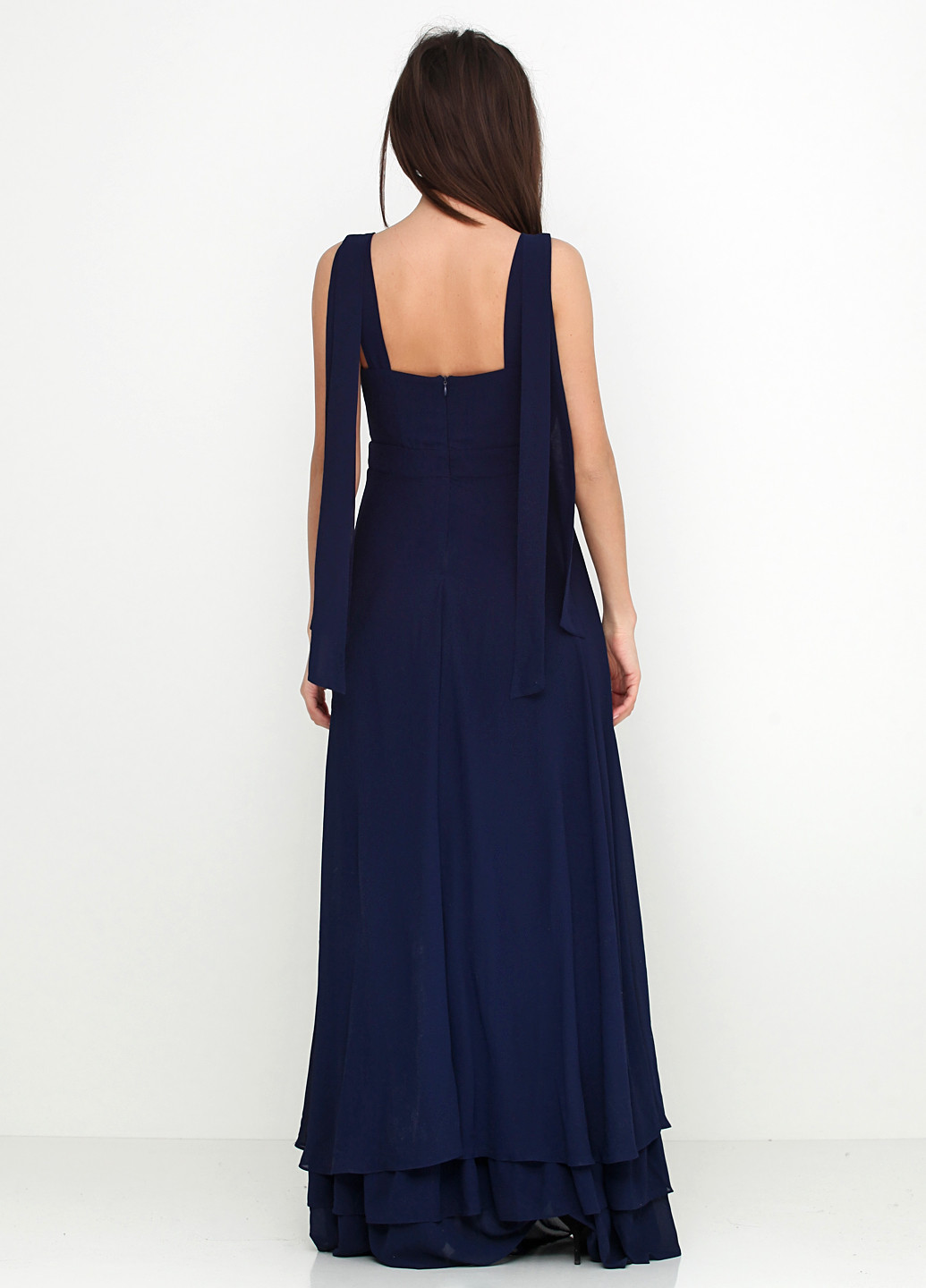 Темно-синя вечірня сукня TFNC London однотонна