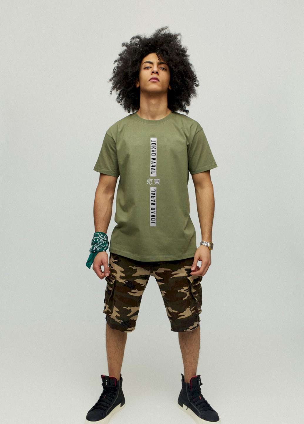 Хакі (оливкова) футболка чоловіча YAPPI