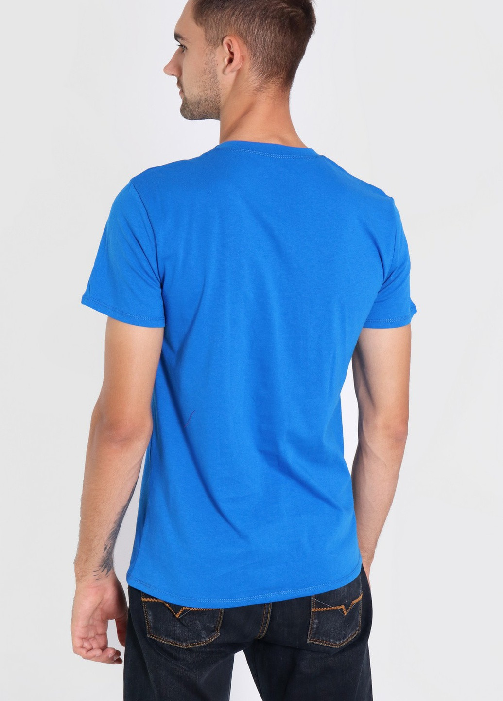 Синяя футболка с коротким рукавом NEL