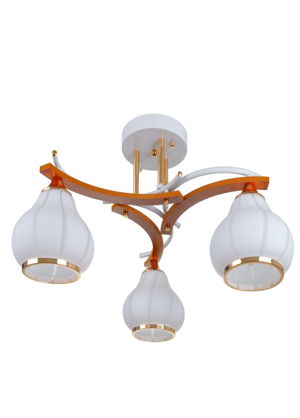 Люстра LK-681S/3 E27 WH+FG Brille (186800008)