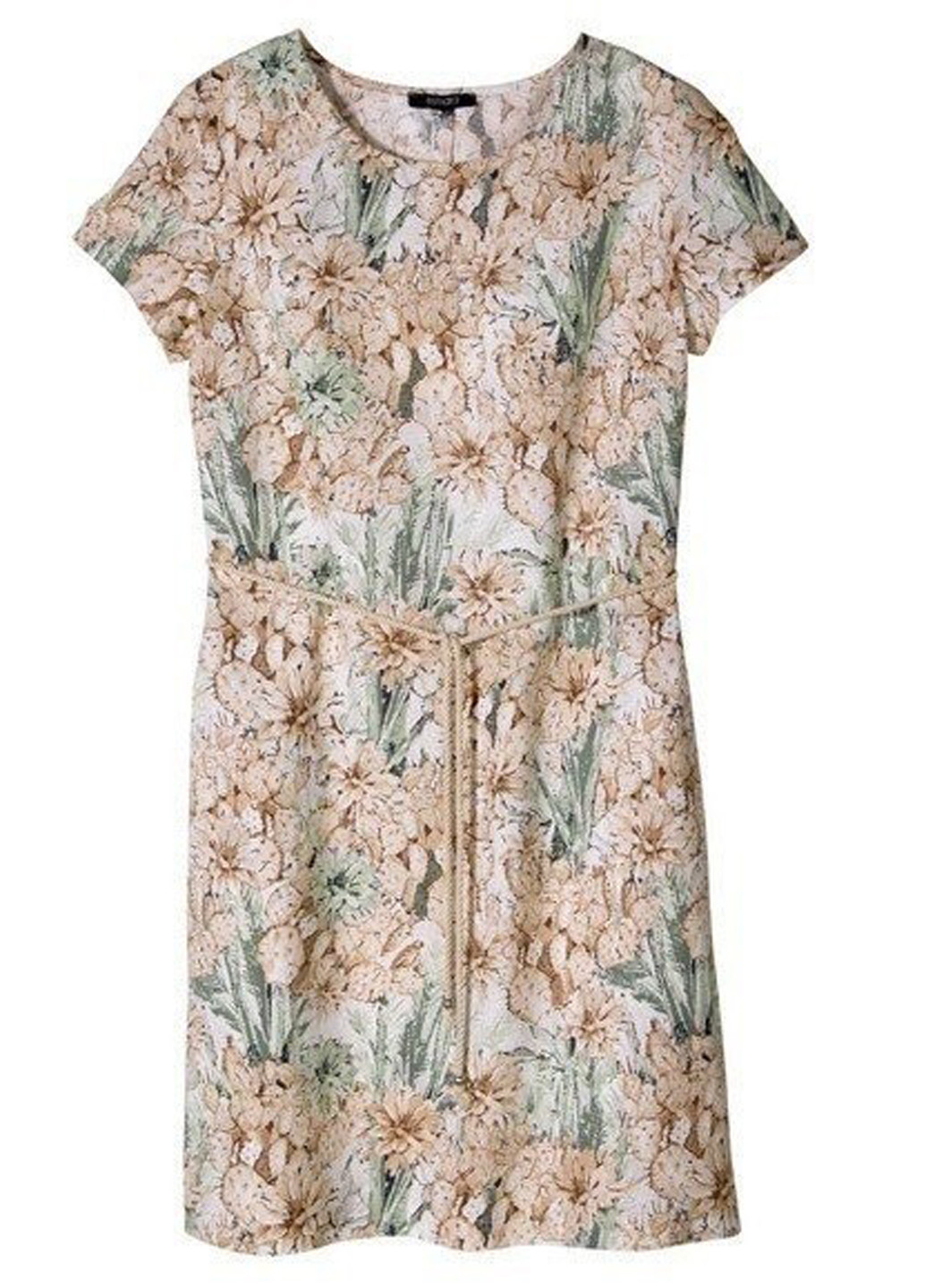 Комбинированное кэжуал платье футляр Esmara с цветочным принтом