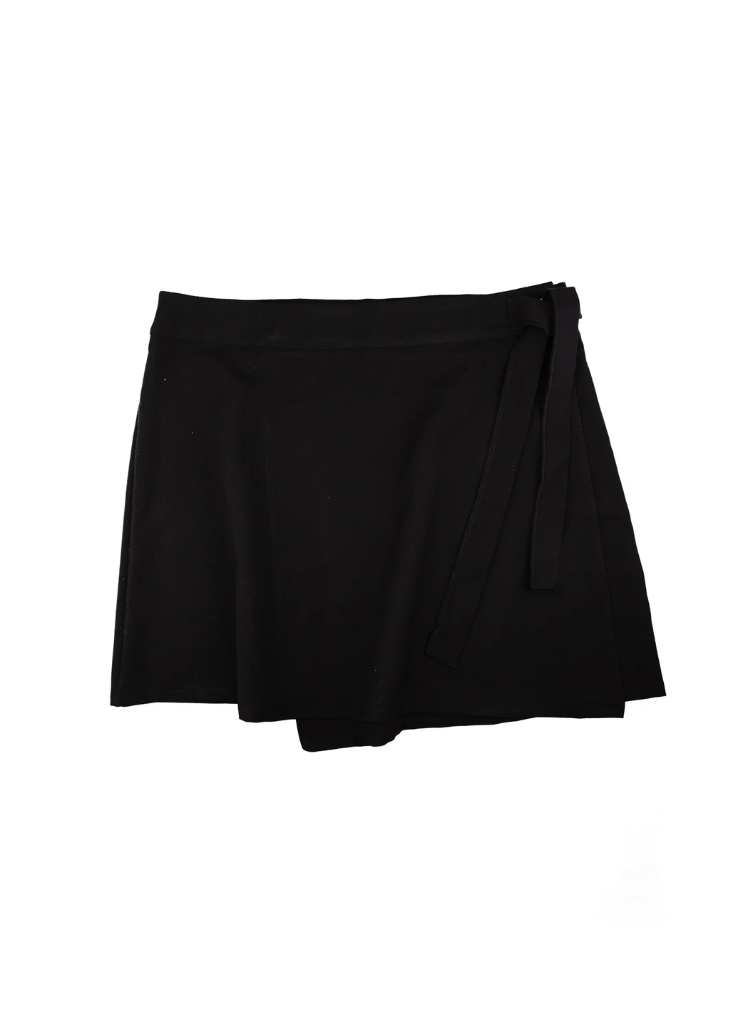 Черная однотонная юбка Boohoo