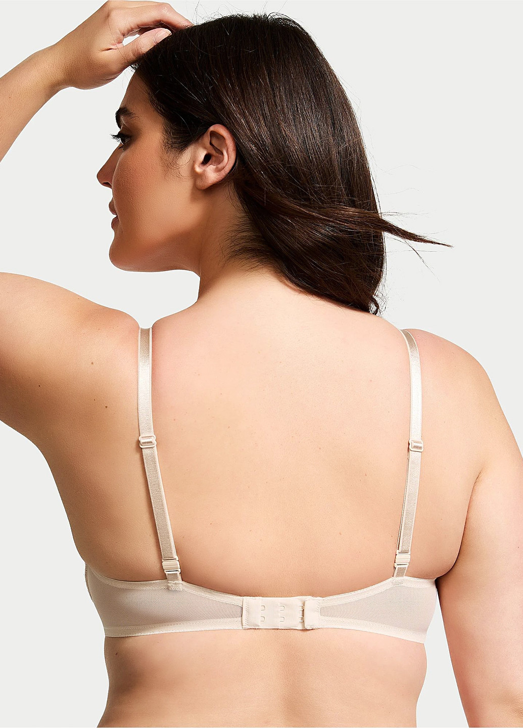 Бежевый демисезонный комплект (бюстгальтер, трусики) Victoria's Secret