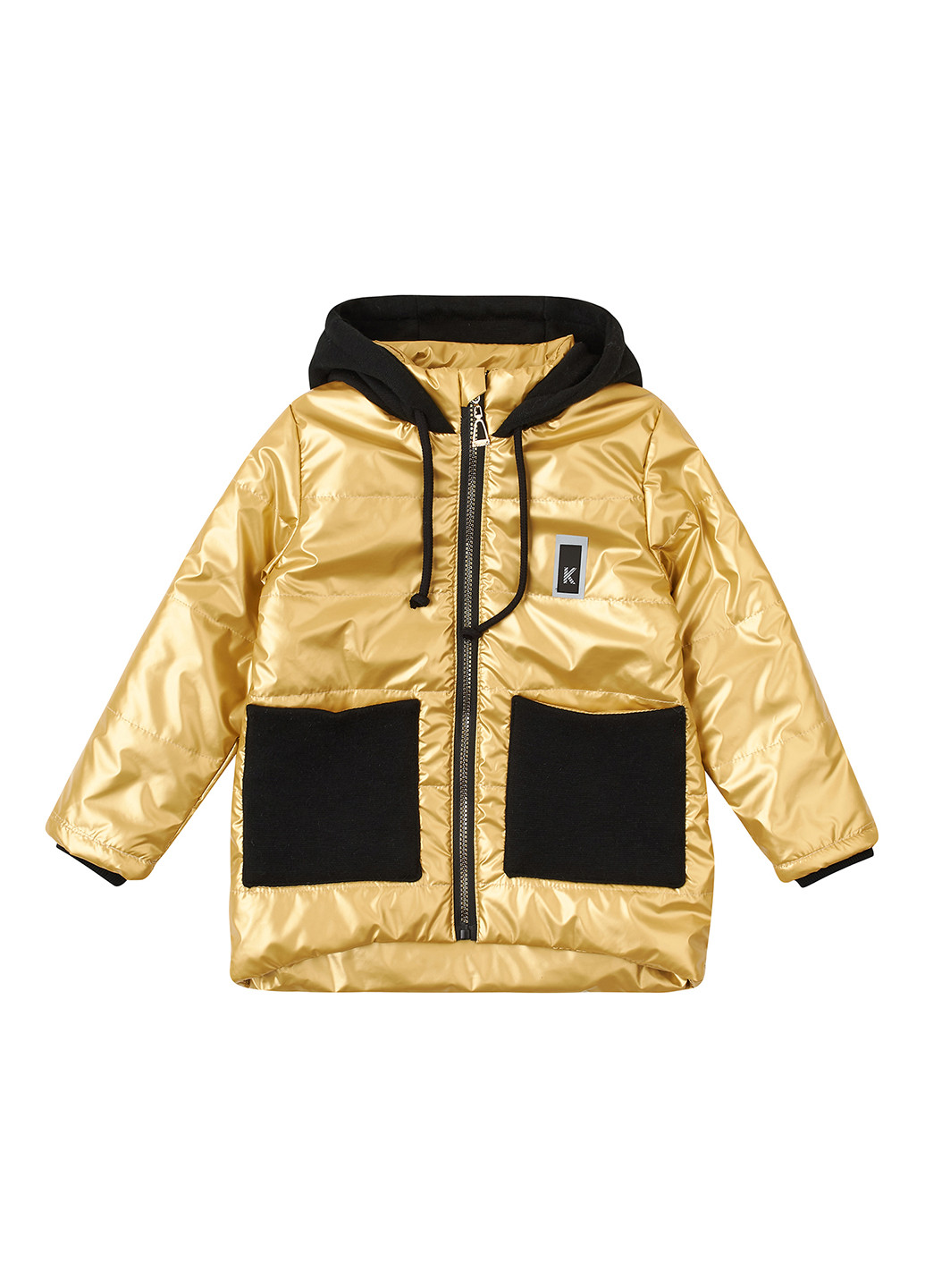 Золотая демисезонная куртка Одягайко