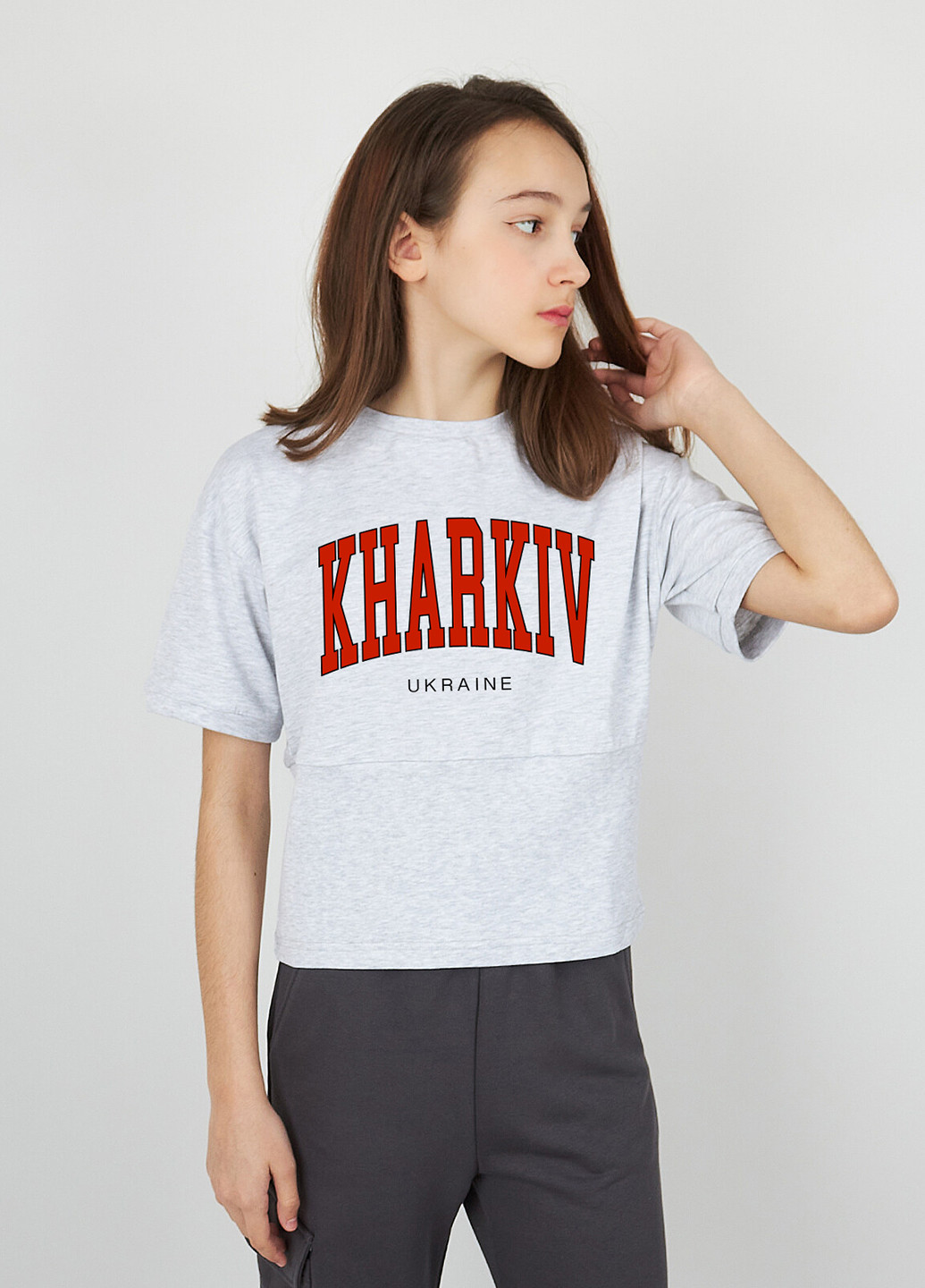 Сіра літня футболка Garnamama