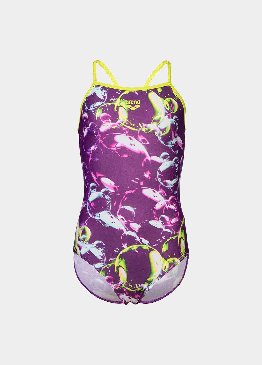 Фиолетовый летний купальник слитный Arena SOAP BUBBLES SWIMSUIT LIGHT DR