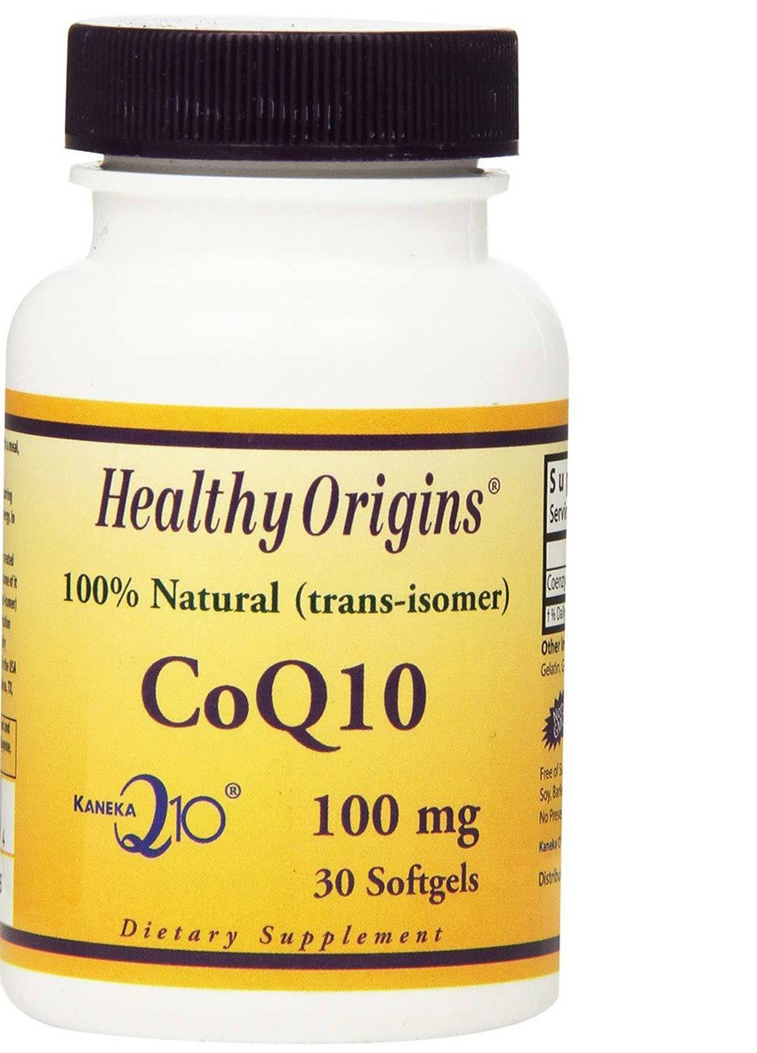 Коэнзим Q10, Kaneka (COQ10),, 100 мг, 30 желатиновых капсул Healthy Origins (228291676)