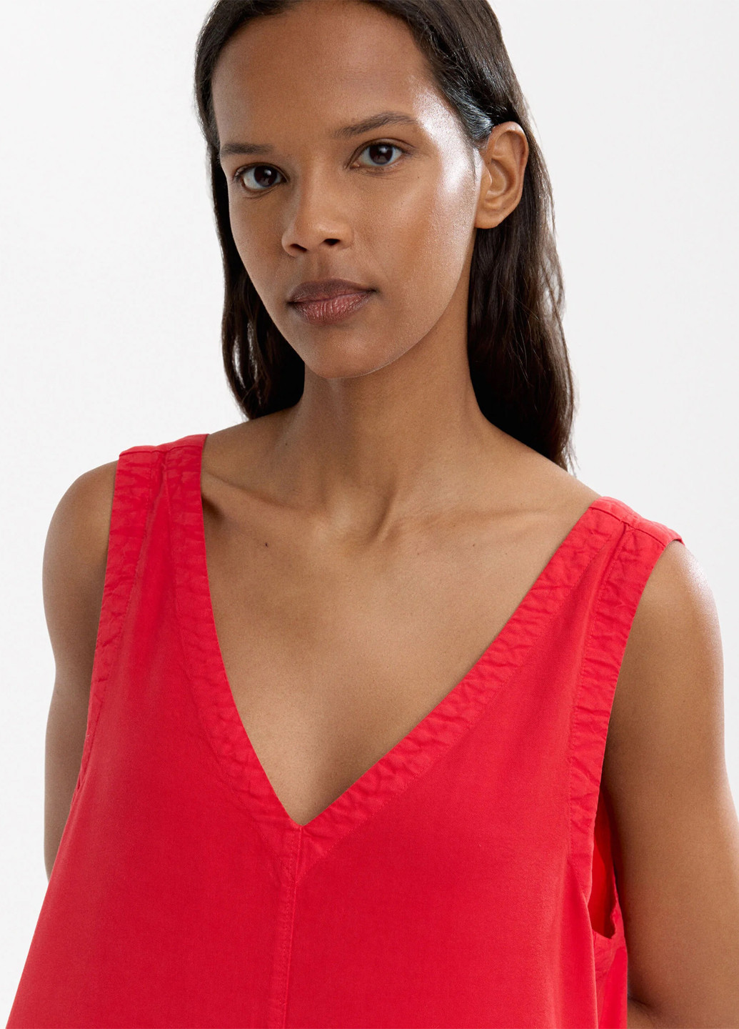 Яскраво-червона кежуал сукня а-силует Parfois однотонна