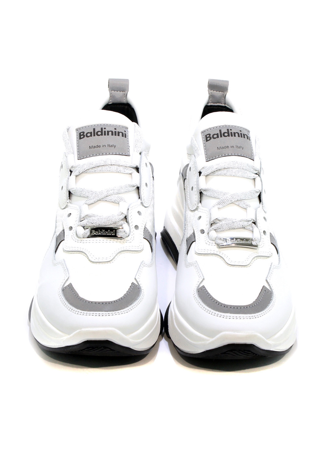 Белые всесезонные кроссовки Baldinini