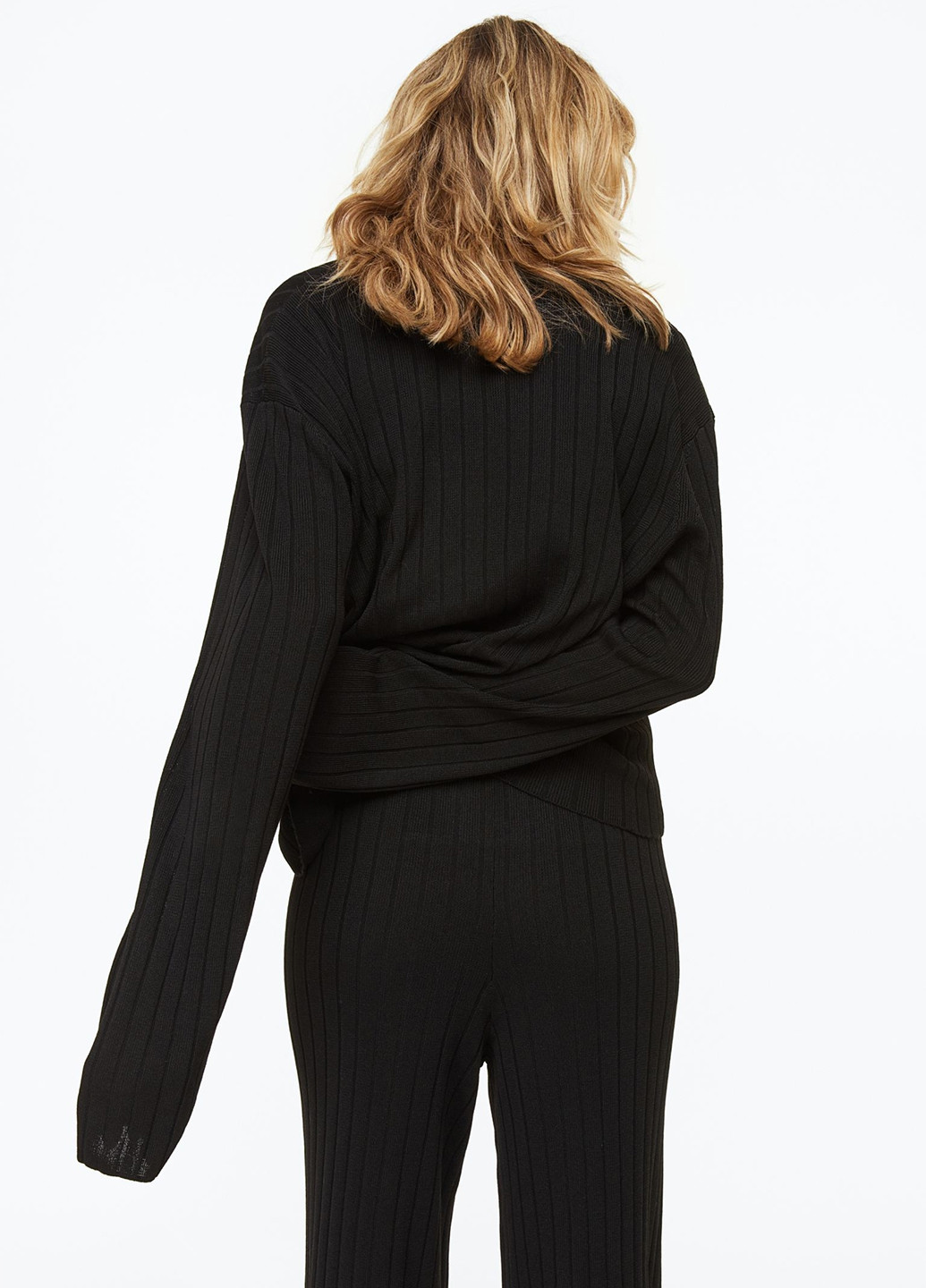 Черный демисезонный кардиган H&M