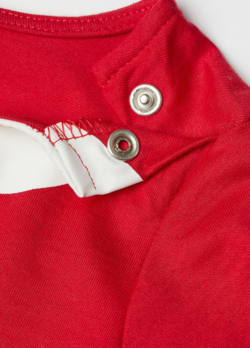 Красное кэжуал платье клеш H&M с геометрическим узором
