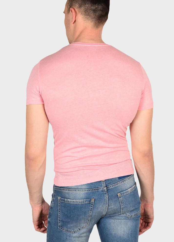 Світло-рожева футболка чоловіча рожева розмір s AAA