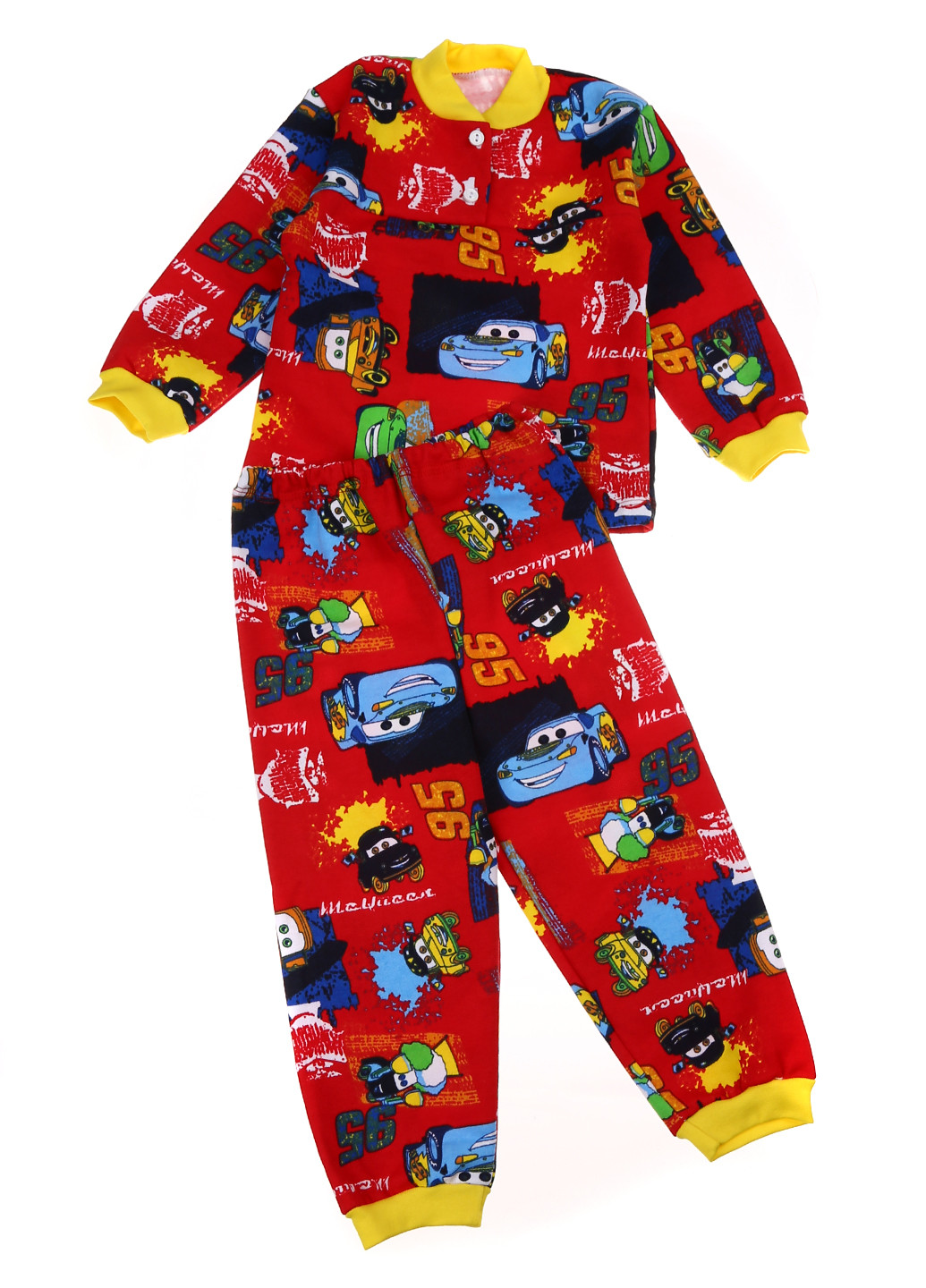 Червона всесезон піжама (кофта, штани) Baby Art