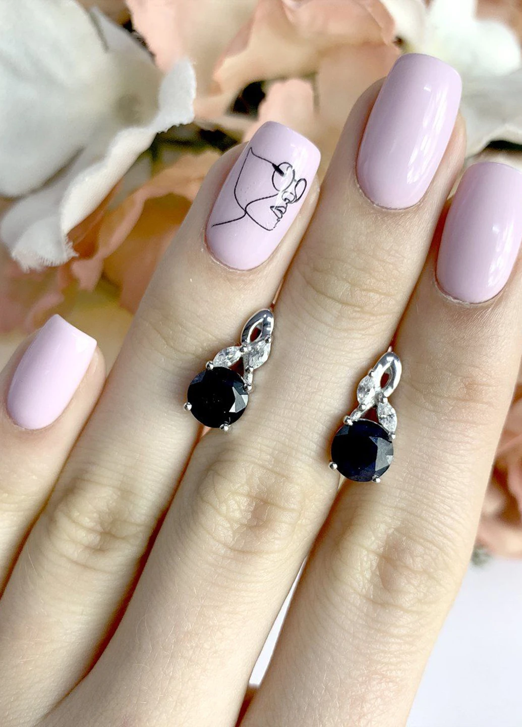 Серьги Silver Flame (152533666)