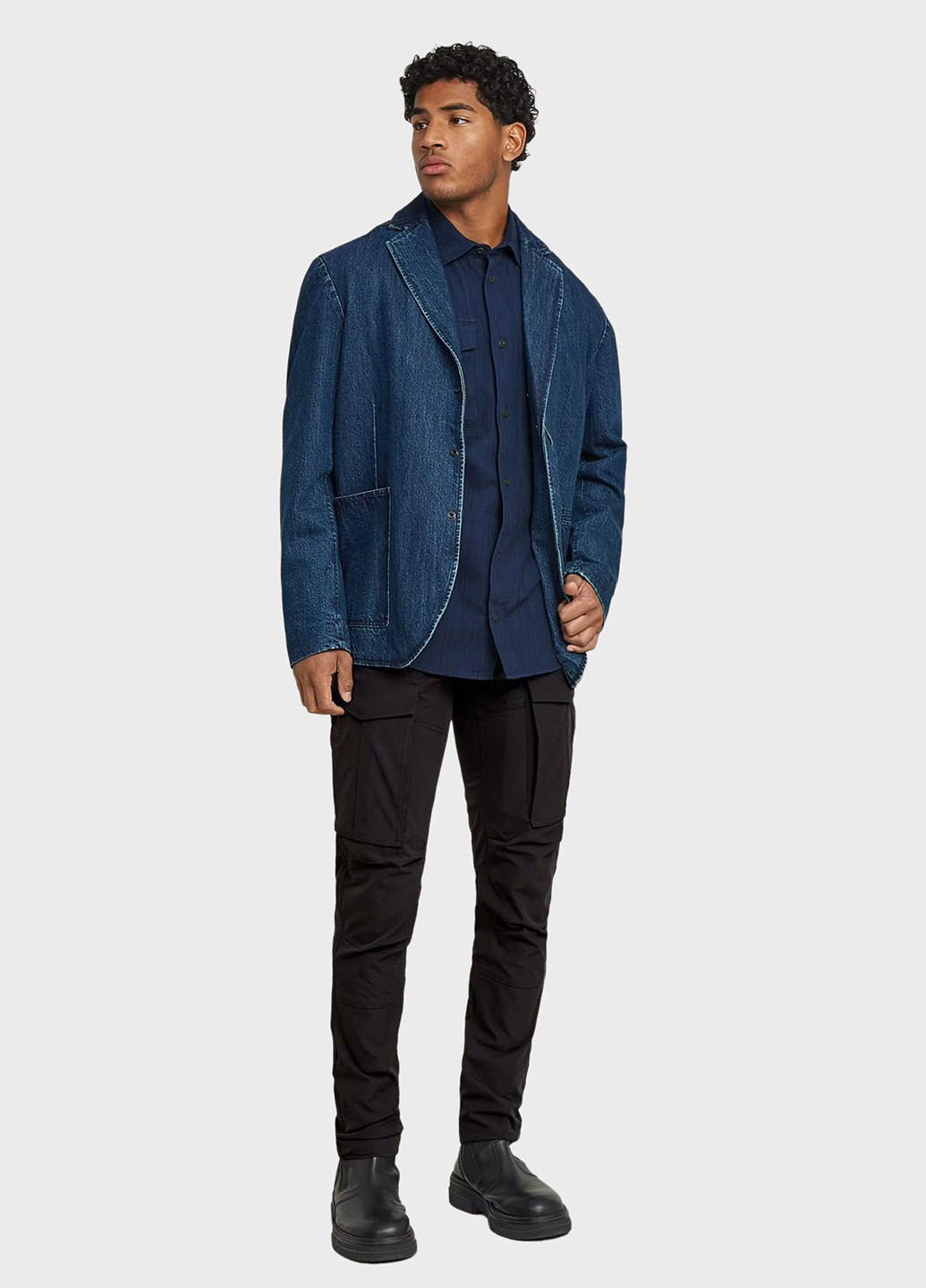 Черные кэжуал демисезонные карго брюки G-Star Raw