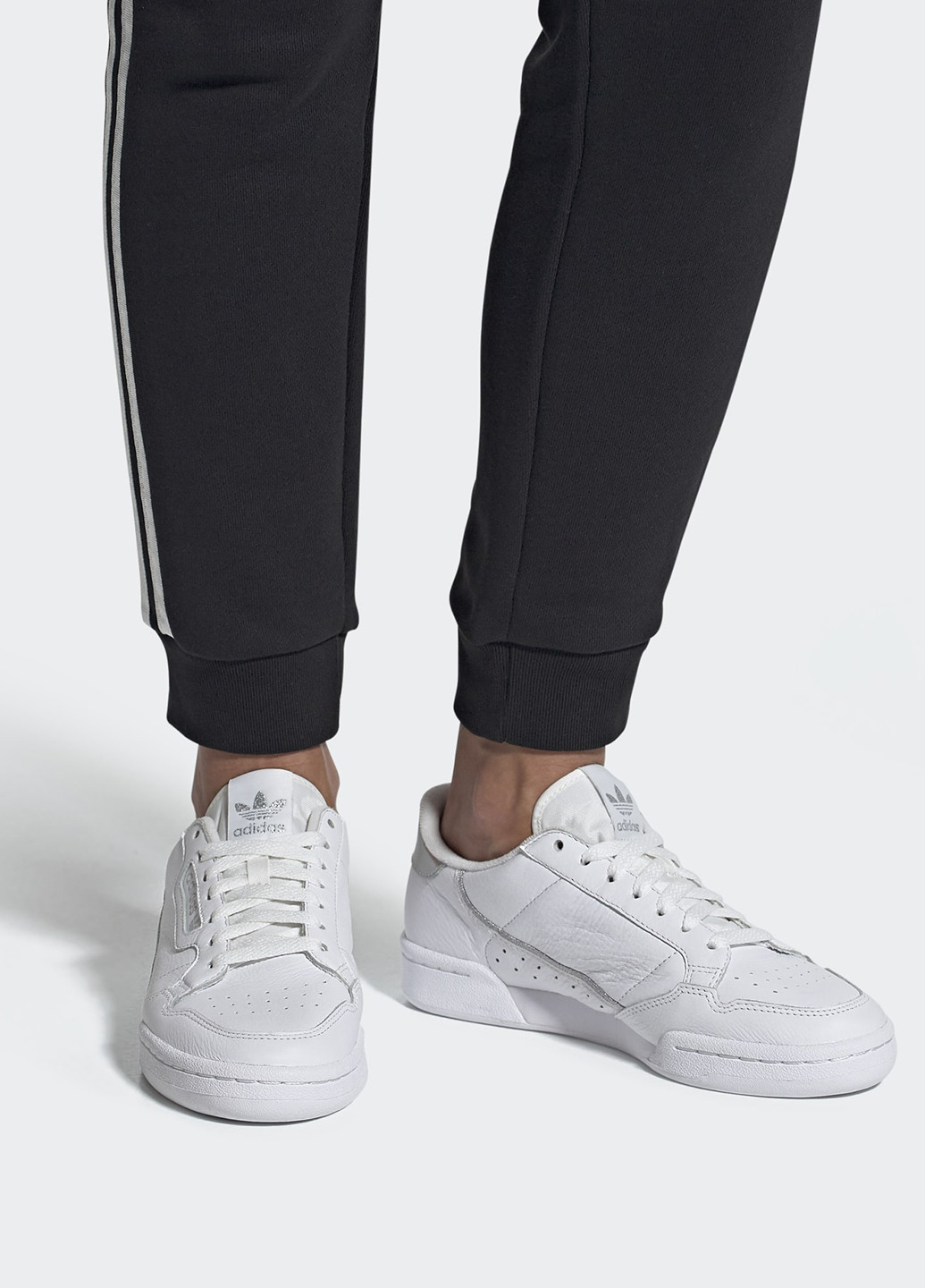 Белые всесезонные кроссовки adidas Continental 80