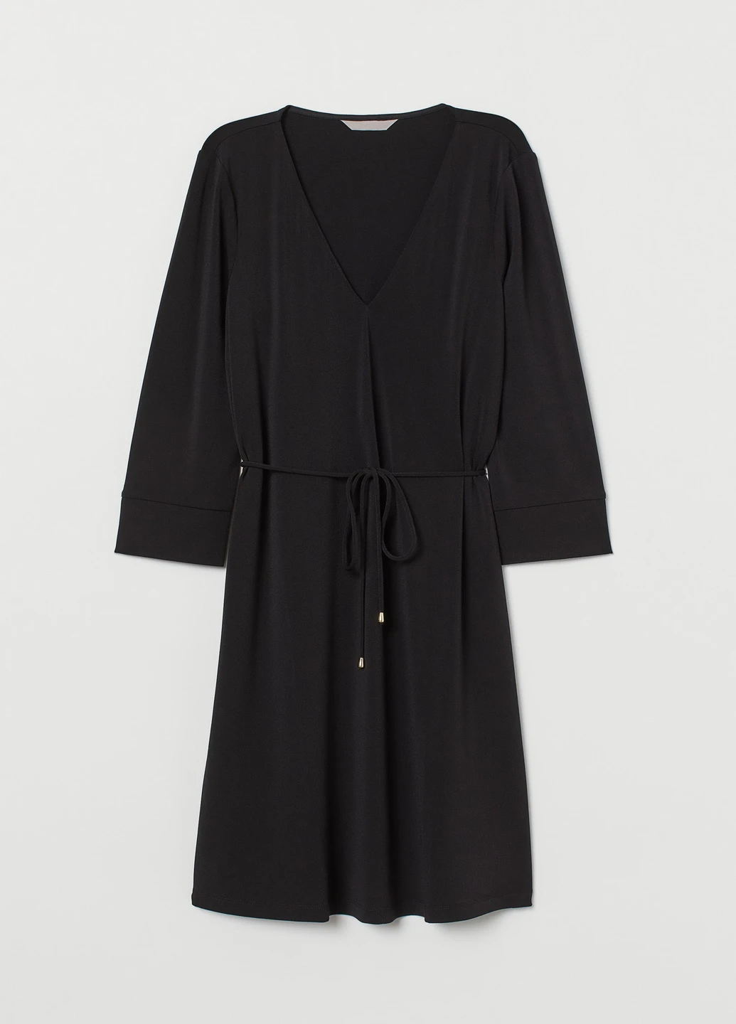 Черное кэжуал платье H&M