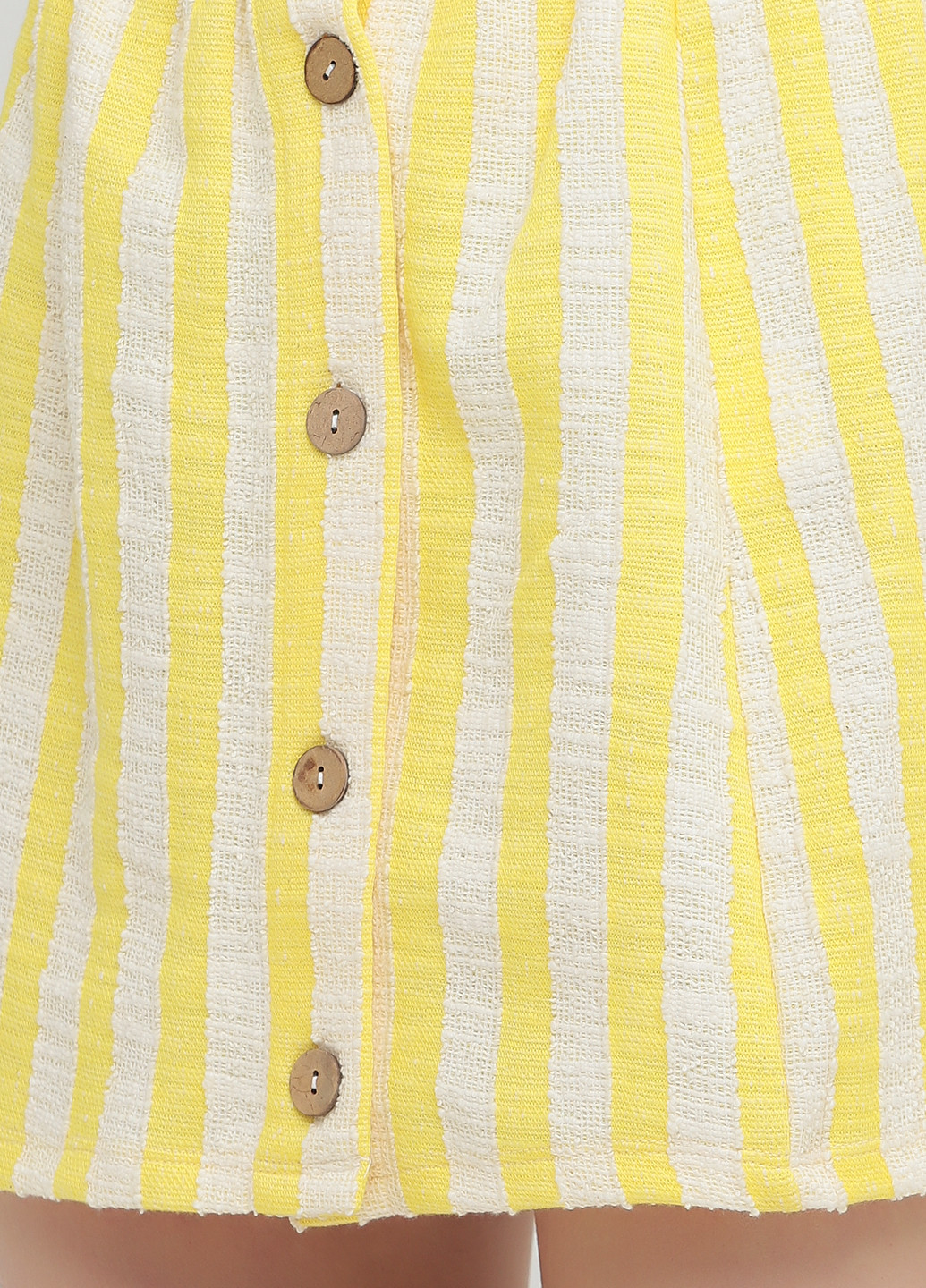 Светло-желтая повседневный в полоску юбка Reserved