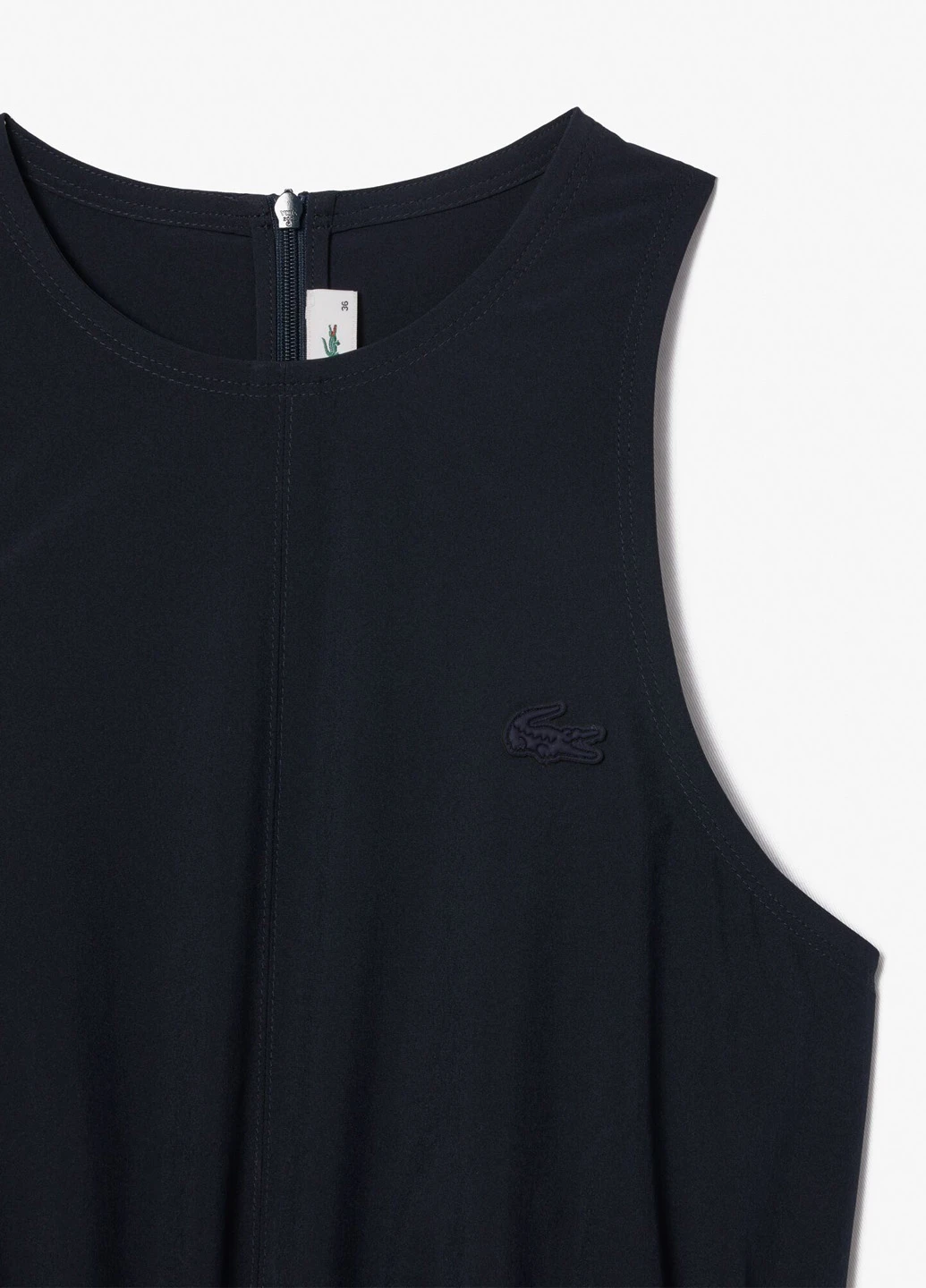 Темно-синя кежуал сукня кльош Lacoste однотонна