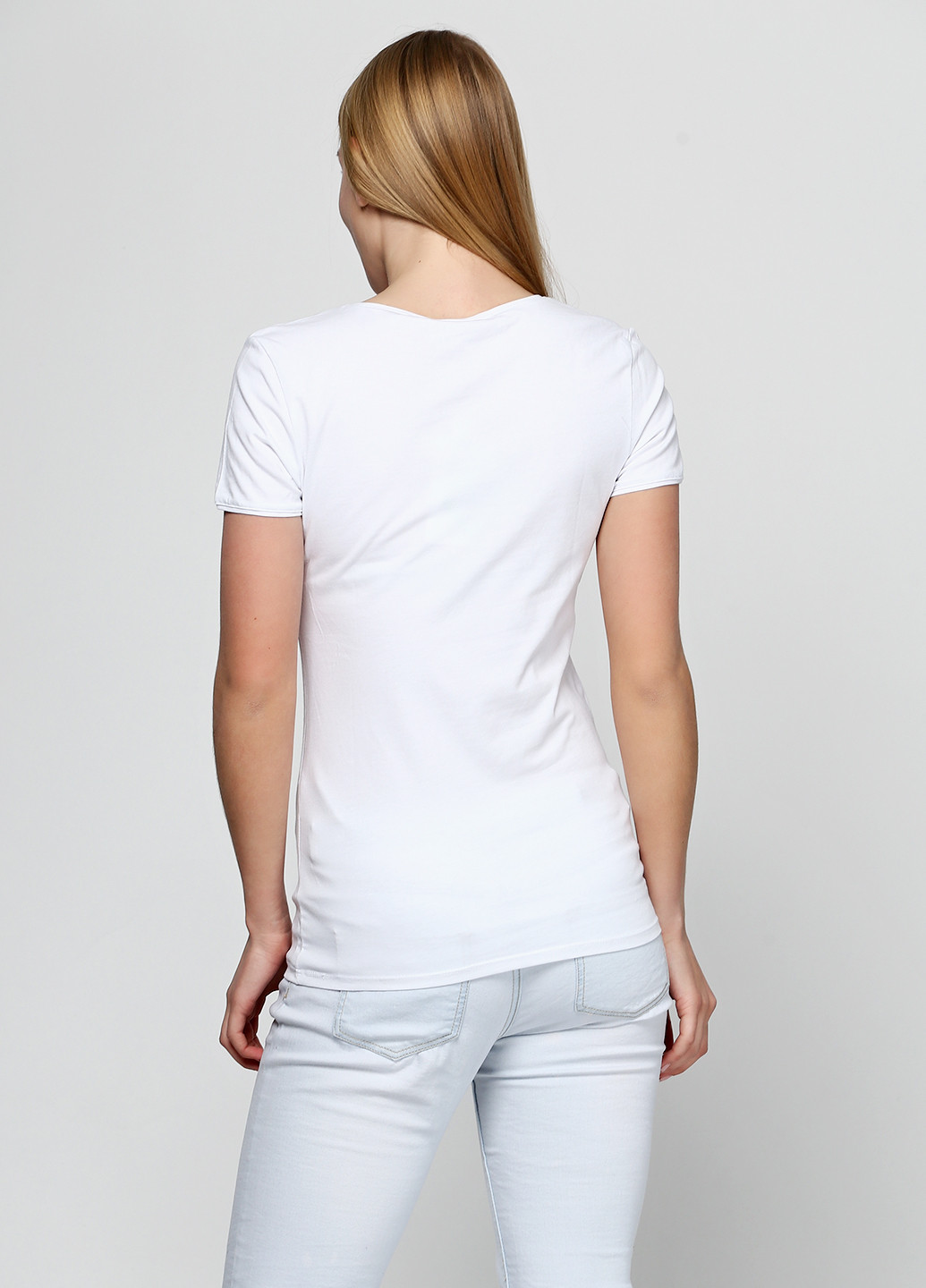 Біла літня футболка Vila