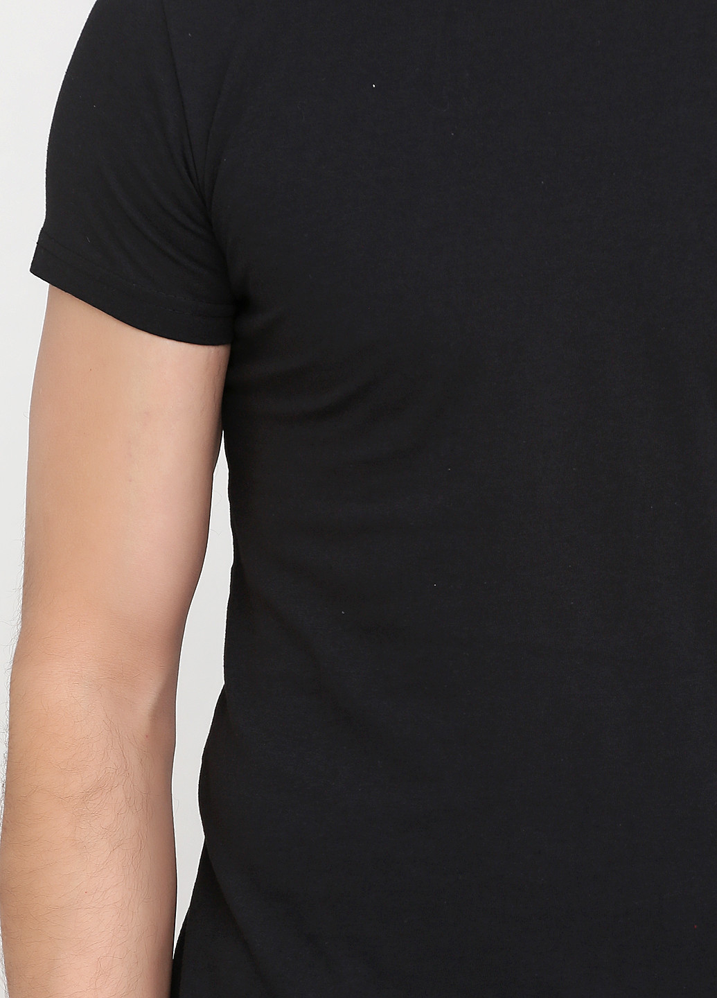 Черная футболка с коротким рукавом LEXSUS