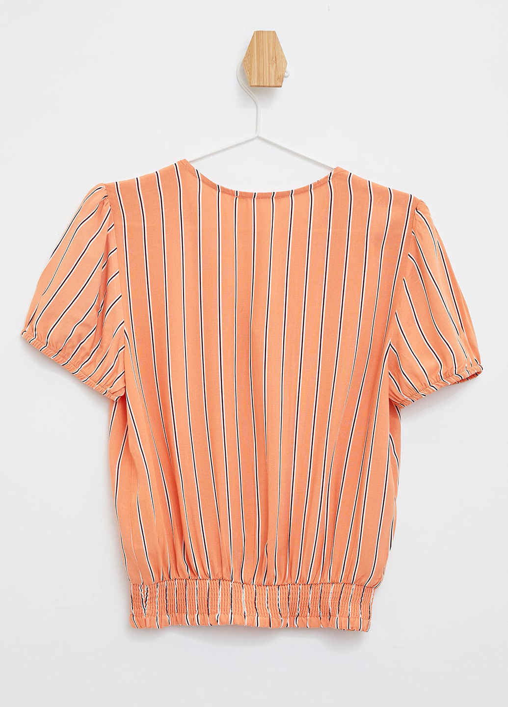Оранжевая летняя блуза DeFacto